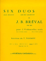 Breval J.b. 6 Duos Vol 3 Violoncelles