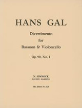 Gal H. Divertimento OP 90/1 Basson Violoncelle Gal H. Divertimento OP 90/1 Basson Violoncelle