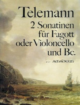 Telemann G.p. 2 Sonatines Basson OU Violoncelle