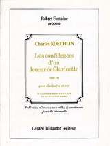 Koechlin C. Les Confidences D'un Joueur de Clarinette et Cor