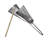 Contemporanea Agogo Double Metal Peint 32 5cm