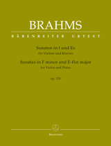 Brahms J. Sonates OP 120 Violon Brahms J. Sonates OP 120 Violon