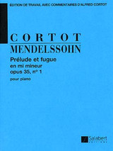 Mendelssohn F. Prelude et Fugue OP 35 N°1 Piano