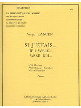Lancen S. SI J'etais .... Piano Lancen S. SI J'etais .... Piano