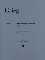 Grieg E. Sonate MI Mineur OP 7 Piano Grieg E. Sonate MI Mineur OP 7 Piano