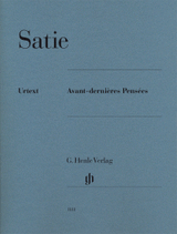 Satie E. AVANT-DERNIERES Pensees Piano Satie E. AVANT-DERNIERES Pensees Piano
