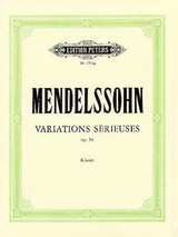 Mendelssohn F. Variations Serieuses IN D Minor Piano Mendelssohn F. Variations Serieuses IN D Minor Piano