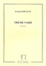 Poulenc F. Theme Varie Piano