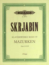 Scriabine A. Oeuvres Vol 4 Mazurkas Piano Scriabine A. Oeuvres Vol 4 Mazurkas Piano