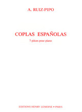 RUIZ-PIPO A. Coplas Espanolas Piano RUIZ-PIPO A. Coplas Espanolas Piano