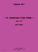 Blet S. IN Memoriam Frida Kahlo OP 141 Piano Blet S. IN Memoriam Frida Kahlo OP 141 Piano