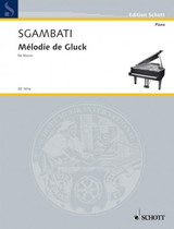 Sgambati G. Melodie de Gluck Piano