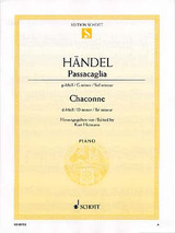 Haendel G.f. Passacaille et Chaconne Piano