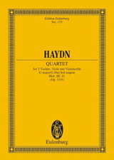 Haydn J. STREICH-QUARTETT G Dur OP 33/5 Conducteur Haydn J. STREICH-QUARTETT G Dur OP 33/5 Conducteur