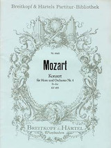 Mozart W.a. Concerto K 495 Cor, Hautbois et Cordes Partition de Poche Mozart W.a. Concerto K 495 Cor, Hautbois et Cordes Partition de Poche
