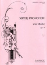 Prokofiev S. 4 Pieces OP 4 Piano Prokofiev S. 4 Pieces OP 4 Piano