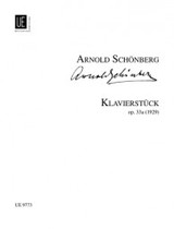 Schoenberg A. Klavierstucke OP 33A Piano Schoenberg A. Klavierstucke OP 33A Piano