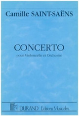 SAINT-SAENS C. Concerto N°1 OP 33 Violoncelle et Orchestre Conducteur SAINT-SAENS C. Concerto N°1 OP 33 Violoncelle et Orchestre Conducteur