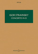 Stravinsky I. Concerto en RE Cordes Conducteur Stravinsky I. Concerto en RE Cordes Conducteur