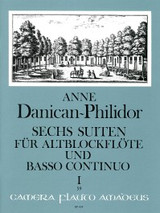 DANICAN-PHILIDOR P. Suites Vol 1  Flute A Bec Alto DANICAN-PHILIDOR P. Suites Vol 1  Flute A Bec Alto