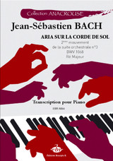 Bach J.s. Aria Sur la Corde de Sol Piano Bach J.s. Aria Sur la Corde de Sol Piano