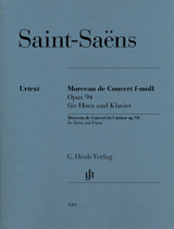 SAINT-SAENS C. Morceau de Concert OP 94 Cor