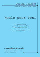 Joubert J. Noels Pour Toni Choeur
