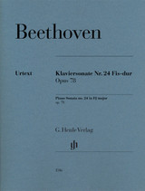 Beethoven L. Sonate N°24 OP 78 Piano Beethoven L. Sonate N°24 OP 78 Piano