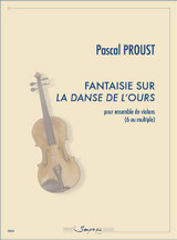 Proust P. Fantaisie Sur la Danse de L'ours Violons Proust P. Fantaisie Sur la Danse de L'ours Violons