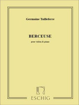 Tailleferre G. Berceuse Violon Tailleferre G. Berceuse Violon