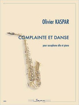 Kasar O. Complainte et Danse Saxo Alto Piano