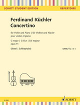 Kuchler F. Concertino Sol Majeur OP 11 Violon-1