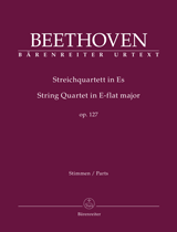 Beethoven L. Quatuor A Cordes en Mib Majeur OP 127