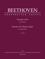 Beethoven L. Sonate N°24 OP 78 Piano-1