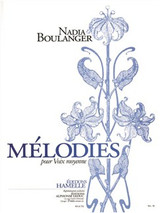 Boulanger N. Melodies Voix Moyenne