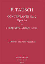 Tausch F.w. Concertante N°2 IN B OP 26 Clarinettes Tausch F.w. Concertante N°2 IN B OP 26 Clarinettes