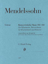 Mendelssohn F. Concert Pieces OP 113 - 114 Clarinettes