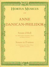DANICAN-PHILIDOR P. Sonate RE Mineur  Flute A Bec Alto OU Flute OU Hautbois DANICAN-PHILIDOR P. Sonate RE Mineur  Flute A Bec Alto OU Flute OU Hautbois