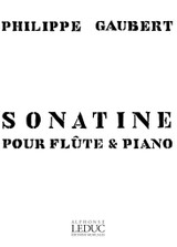 Gaubert P. Sonatine Flute