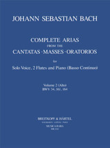 Bach J.s. Complete Arias Cantatas Vol 2 Voix Flutes Bach J.s. Complete Arias Cantatas Vol 2 Voix Flutes