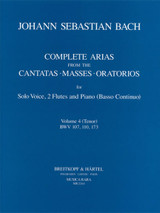 Bach J.s. Complete Arias Cantatas Vol 4 Voix Flutes Bach J.s. Complete Arias Cantatas Vol 4 Voix Flutes