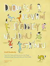Hradecky E. TWO-PART Piano Miniature ON One Page Piano Hradecky E. TWO-PART Piano Miniature ON One Page Piano