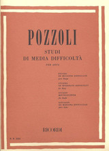 Pozzoli E. Etudes de Moyenne Difficulte Harpe