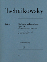 Tchaikowsky P.i. Serenade Melancolique OP 26 Violon