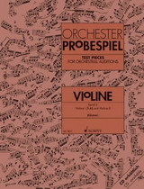 Test Pieces For Orchestral Auditions Violin