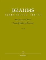 Brahms J. Quintette Avec Piano OP 34-1 Brahms J. Quintette Avec Piano OP 34-1