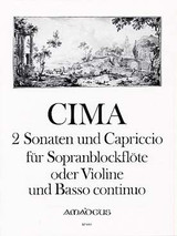 Cima G.p. 2 Sonates et Caprices Flute A Bec OU Violon Cima G.p. 2 Sonates et Caprices Flute A Bec OU Violon