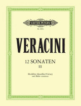 Veracini F.m. 12 Sonates Vol 3 Flute A Bec OU Flute Traversiere OU Violon Veracini F.m. 12 Sonates Vol 3 Flute A Bec OU Flute Traversiere OU Violon