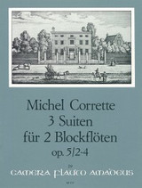 Corrette M.suites OP 5  3 Flutes A Bec