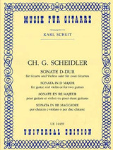 Scheidler Ch.g. Sonate D Dur Guitares Scheidler Ch.g. Sonate D Dur Guitares